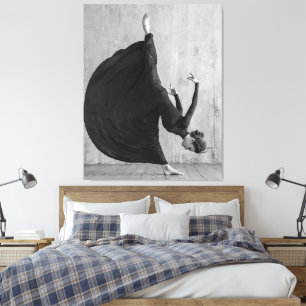 Impressão Em Tela Bailarina Vitoriana em Movimento