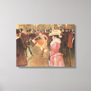 Impressão Em Tela Baile no Clube Noturno por Toulouse Lautrec