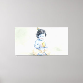 Impressão Em Tela Bal Krishna