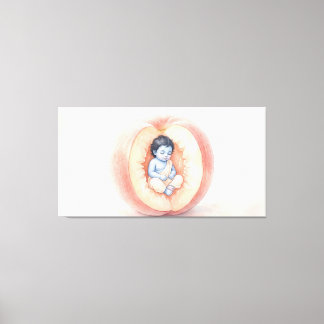 Impressão Em Tela Bal Krishna