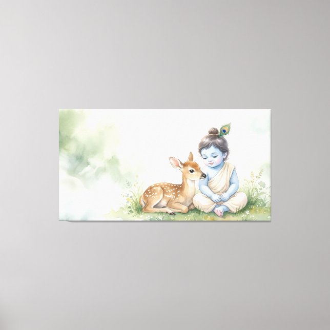 Impressão Em Tela Bal Krishna (Frente)