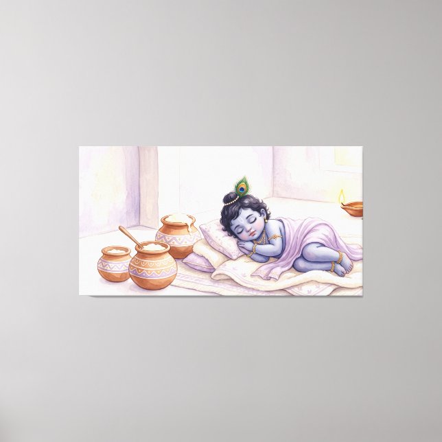 Impressão Em Tela Bal Krishna (Frente)