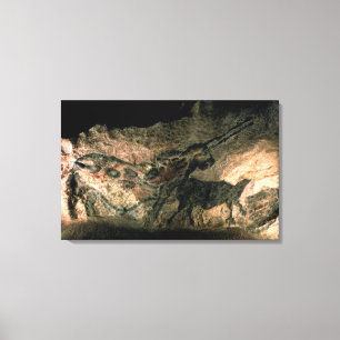 Impressão Em Tela Balance a pintura de um animal horned, c.17000 BC