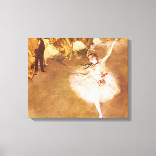 Impressão Em Tela Balé Dancer Degas Star Painting