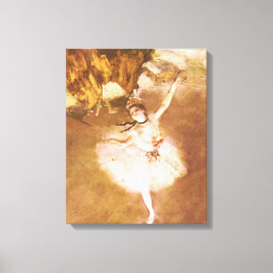 Impressão Em Tela Balé Dancer Degas Star Painting