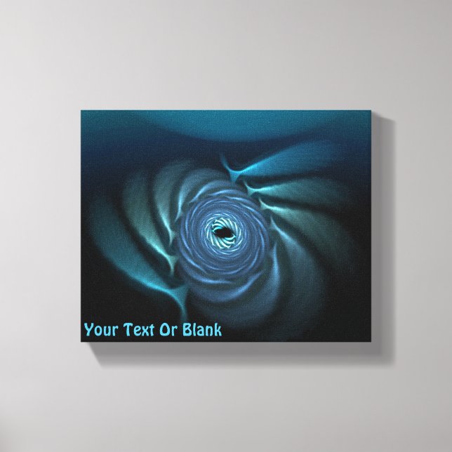 Impressão Em Tela Baleias de Gelo Fractal (Frente)