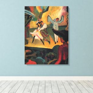 Impressão Em Tela Ballet Russes, Ballet Russo por August Macke