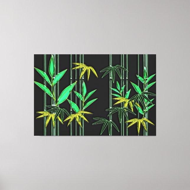 Impressão Em Tela Bambu Art 3 (Frente)