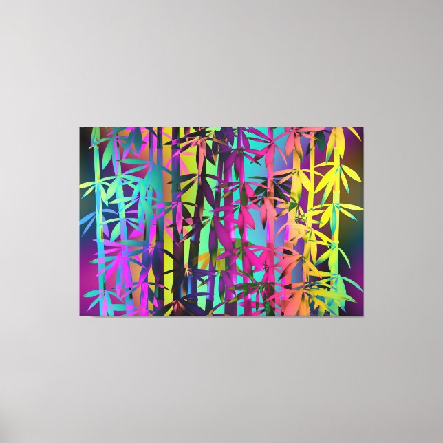Impressão Em Tela Bambu Art 5 (Frente)