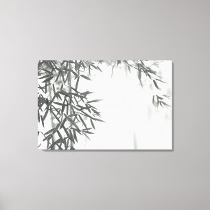 Impressão Em Tela Bambu asiático do estilo do estilo da pintura da