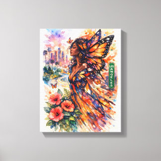 Impressão Em Tela Banana Moon Over Turquoise Seas