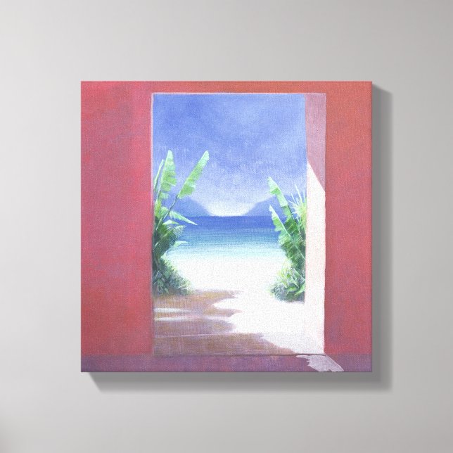 Impressão Em Tela Banana Palms 2005 (Frente)