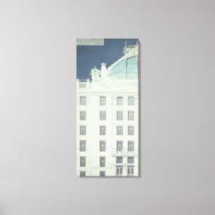 Impressão Em Tela Banco de Poupança de Escritório de posto, Viena