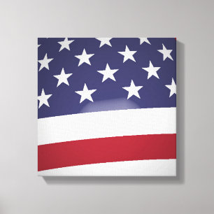 IMPRESSÃO EM TELA BANDEIRA AMERICANA