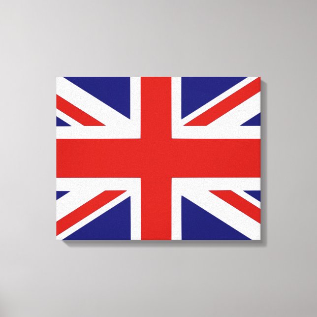 Impressão Em Tela bandeira britânica (Frente)