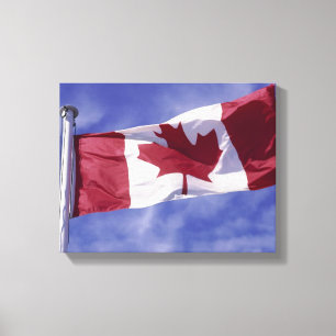 Impressão Em Tela bandeira canadense
