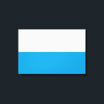 Impressão Em Tela Bandeira da Baviera (Estado alemão)<br><div class="desc">Esta design apresenta a bandeira da Baviera, que é um Estado sem litoral da Alemanha, ocupando o seu canto sudeste. A Baviera é o maior Estado alemão por área terrestre. As principais cidades da Baviera são Munique (a sua capital e a sua maior cidade), Nuremberg, Augsburg, Regensburg, Würzburg, Ingolstadt, Fürth...</div>