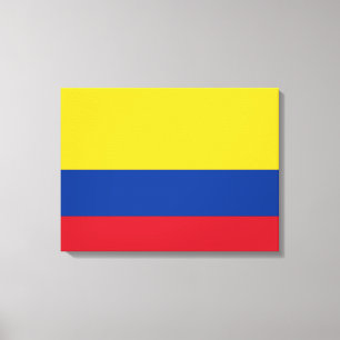 Impressão Em Tela Bandeira da Colômbia