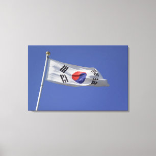 Impressão Em Tela Bandeira da Coreia do Sul
