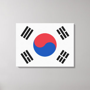 Impressão Em Tela Bandeira da Coreia do Sul (ROK)