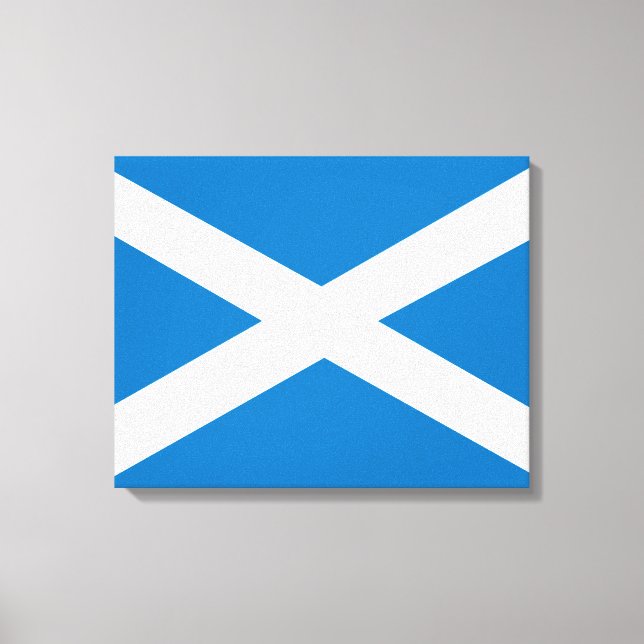 Impressão Em Tela Bandeira da Escócia (Frente)