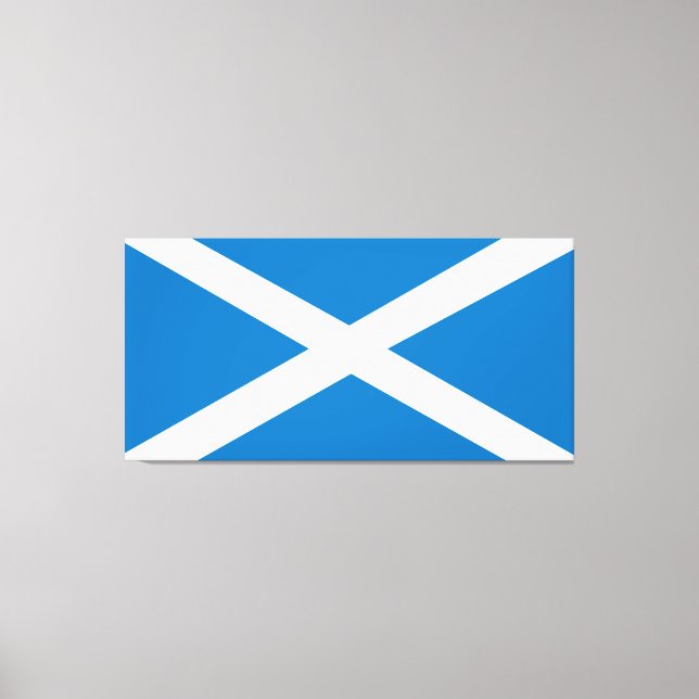 Impressão Em Tela Bandeira da Escócia (Frente)