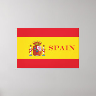Impressão Em Tela Bandeira da espanha - Bandera de Espana