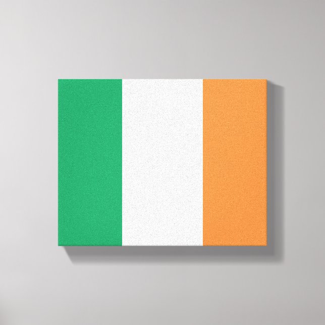 Impressão Em Tela Bandeira da Irlanda (Frente)