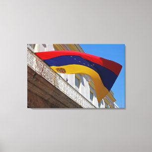 Impressão Em Tela Bandeira da Venezuela