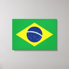 Impressão Em Tela Bandeira do Brasil