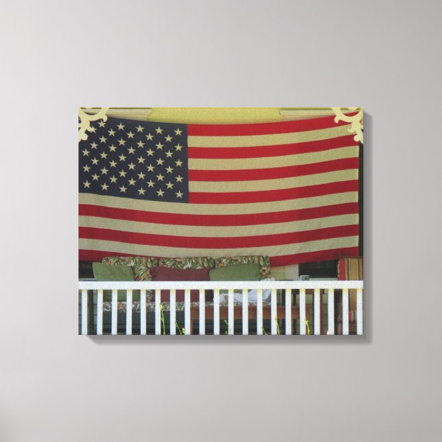 Impressão Em Tela Bandeira do Dia da Independência - Vineyard de Mar (Frente)