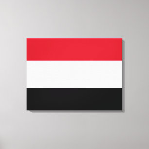 Impressão Em Tela Bandeira do Iémen