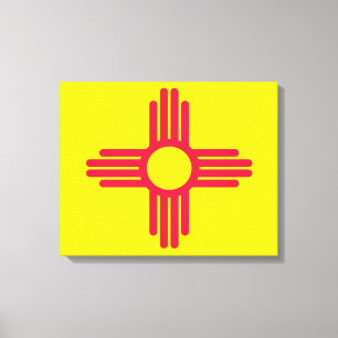 Impressão Em Tela Bandeira do Novo México