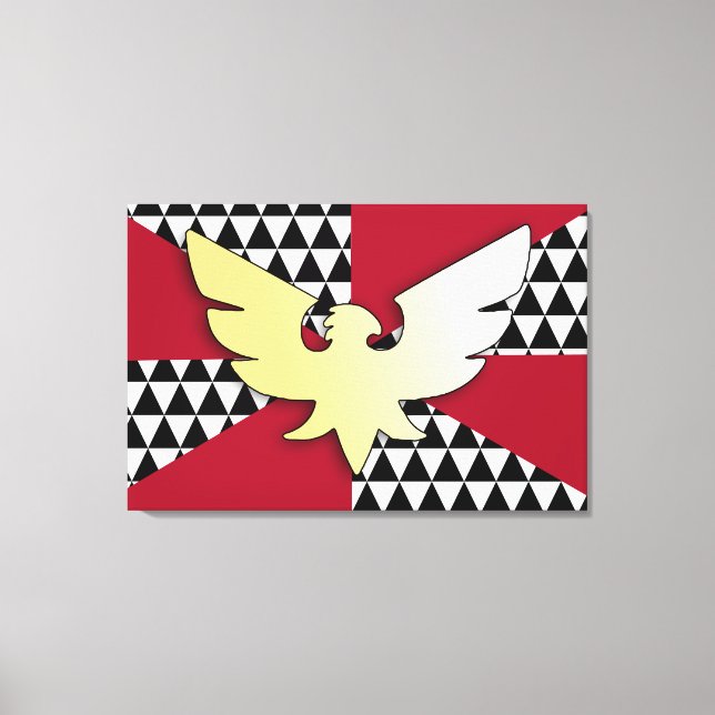 Impressão Em Tela Bandeira do Orgulho Drag (Frente)