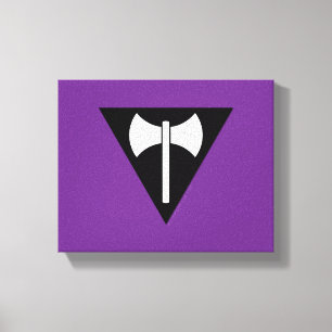 Impressão Em Tela bandeira do orgulho lésbico SlipperyJoe feminista