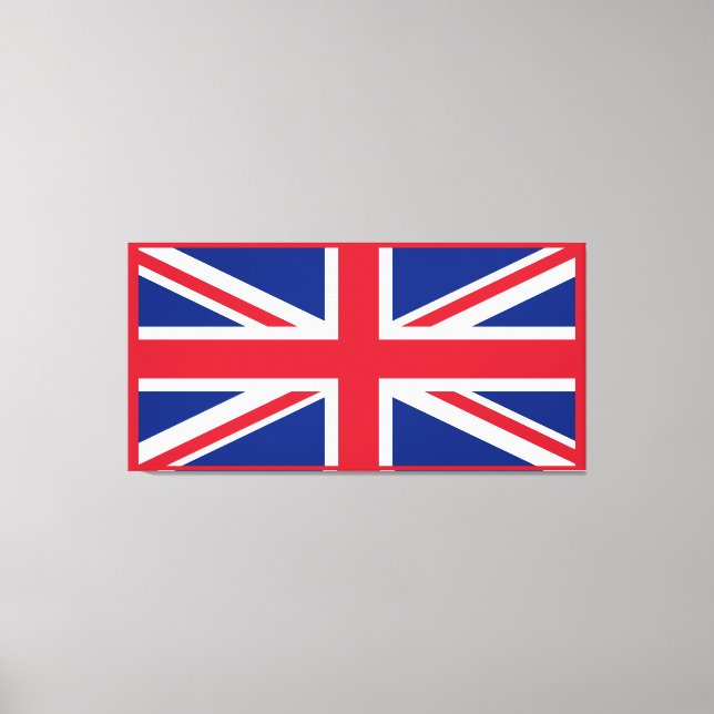 Impressão Em Tela Bandeira do Reino Unido (Frente)