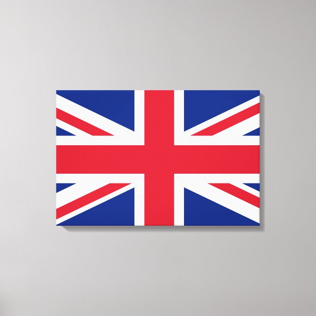 Impressão Em Tela Bandeira do Reino Unido (Frente)