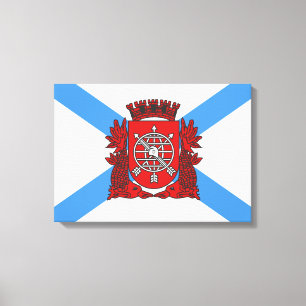 Impressão Em Tela Bandeira do Rio de Janeiro (Brasil)