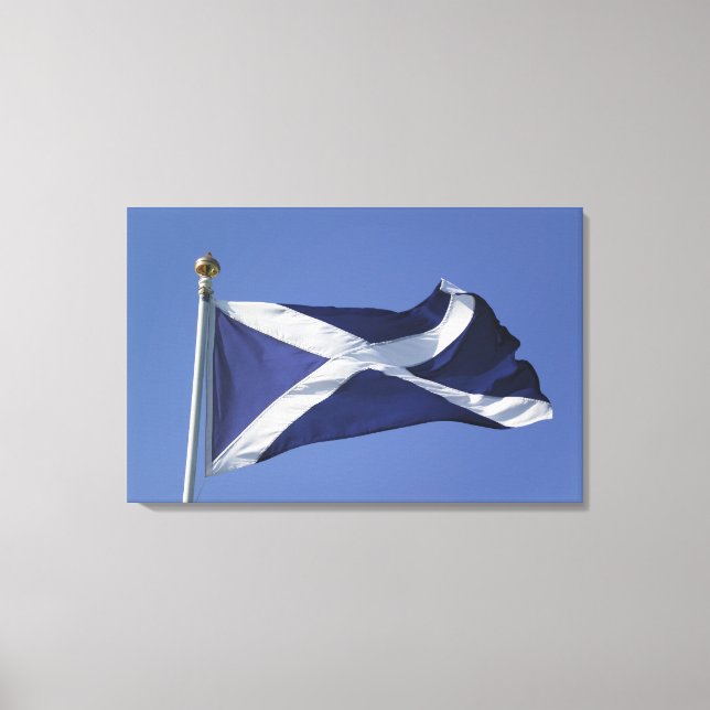 Impressão Em Tela Bandeira escocesa (Frente)