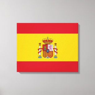 Impressão Em Tela bandeira espanhola