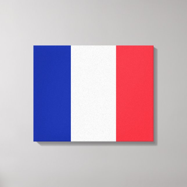 Impressão Em Tela Bandeira francesa (França) (Frente)