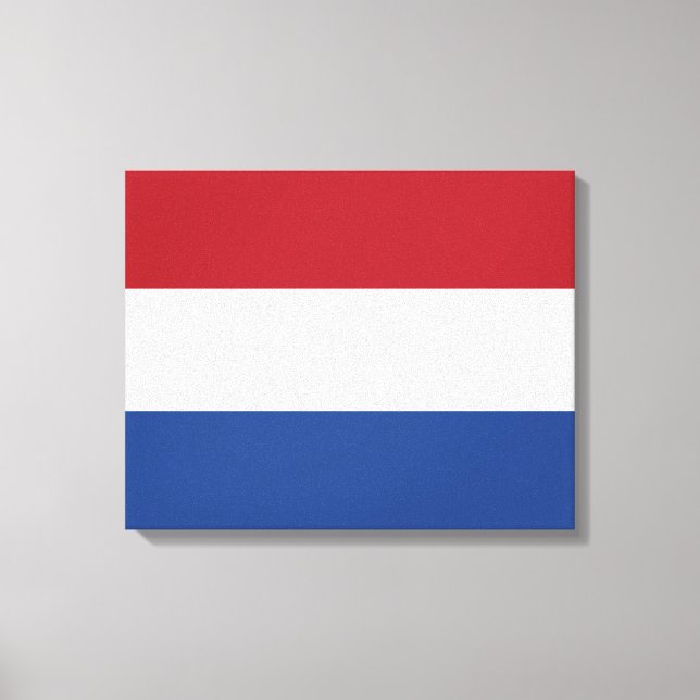Impressão Em Tela Bandeira Holandesa (Frente)