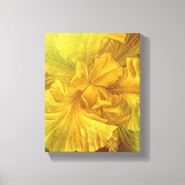 Impressão Em Tela Bandeira íris beleza interior tela de arte amarela (Frente)