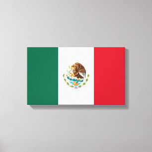 Impressão Em Tela Bandeira mexicana