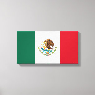 Impressão Em Tela Bandeira mexicana - Bandeira do México