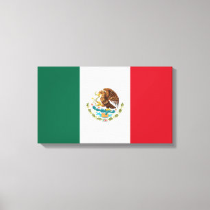 Impressão Em Tela Bandeira mexicana (México)