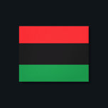 Impressão Em Tela Bandeira Pan-Africana<br><div class="desc">Esta design apresenta a bandeira pan-africana (também conhecida como bandeira da Libertação Negra, bandeira da UNIA ou bandeira afro-americana), que é uma bandeira triangular composta por três bandas horizontais de vermelho, preto e verde. A Universal Negro Improving Association e a Liga das Comunidades Africanas (UNIA-ACL) a adotaram formalmente em 13...</div>