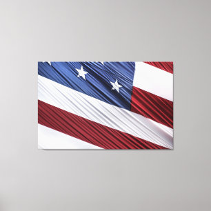 Impressão Em Tela Bandeira patriótica americana do vermelho dos EUA