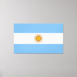 Impressão Em Tela Bandera de bandeira da Argentina