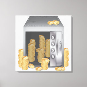 Impressão Em Tela Bank Safe